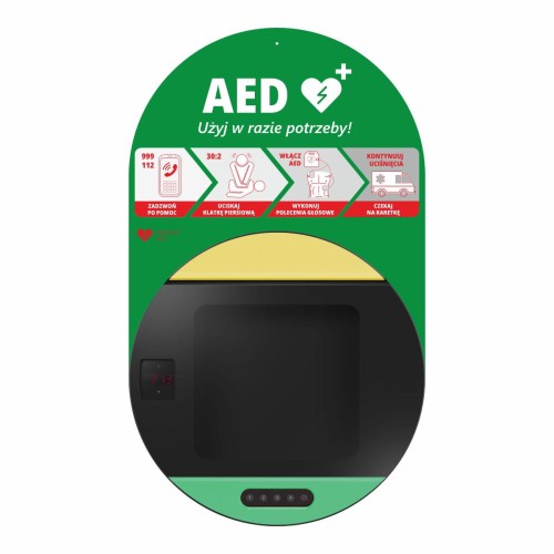 Szafka na AED na defibrylator DefibSafe 3