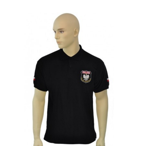 Koszulka strażacka polo FIREBRIGADE przód.png