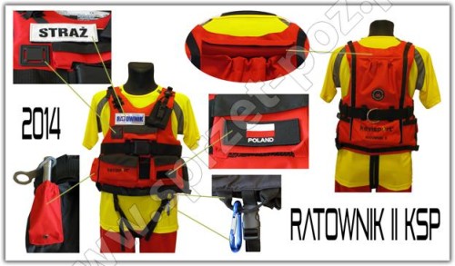 RATOWNIK II KSP 2014 z kieszenią na rzutkę i radio