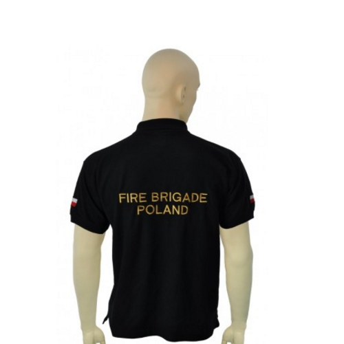Koszulka strażacka polo FIREBRIGADE tył.png