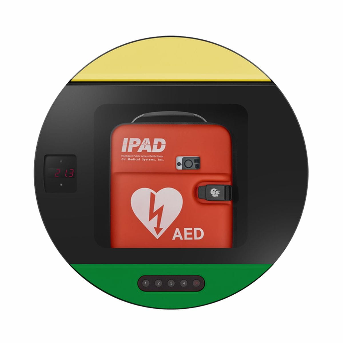 Szafka na AED na defibrylator DefibSafe 3